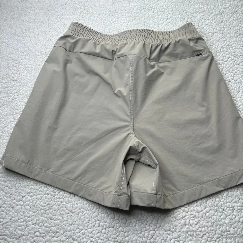American Eagle Beige Elastic Waist XS Shorts